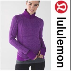 Lululemon Runderful 1/2 Zip jacket Purple size 4